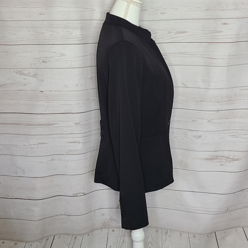 Whbm Back Notch Collar Single Button Blazer - image 2